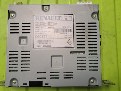 Unitate radio cd Renault Talisman 2016, cod 281155536R