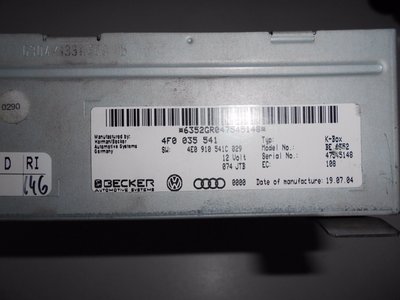 Unitate Radio K-Box Audi A5 OE:4F0035541NX/4F00355