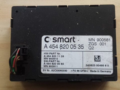 Unitatea de control Imobilizator Smart ForFour 454 Bj.04-06 A4548200535
