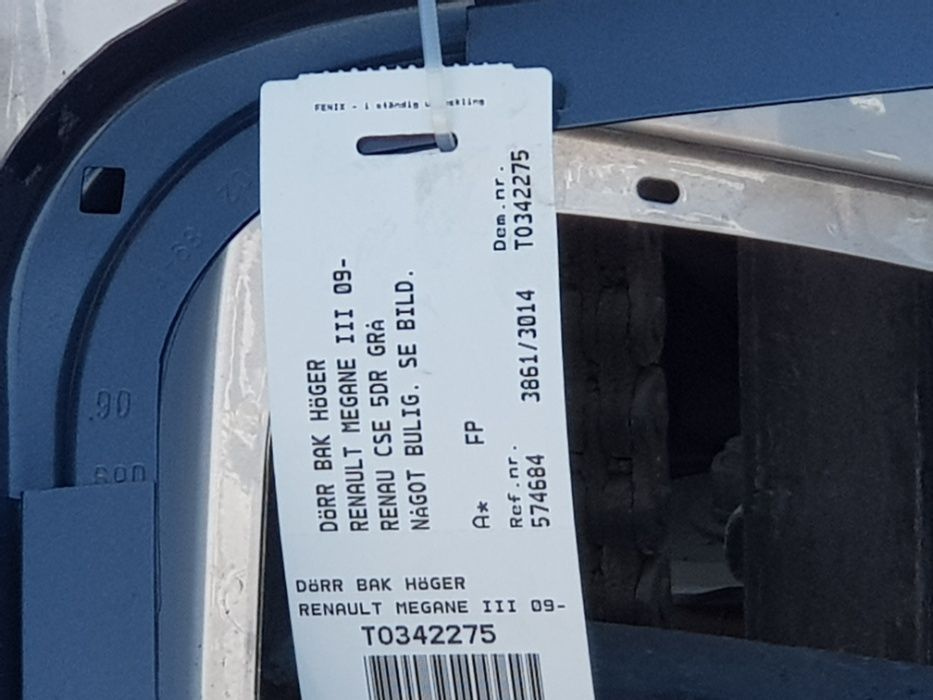 Usa dreapta spate Renault Megane 3 HB 20