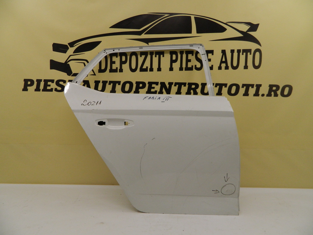 Usa dreapta spate Skoda Fabia 3 Hatchback, 2014, 2015, 2016, 2017, 2018, 6V6833312.