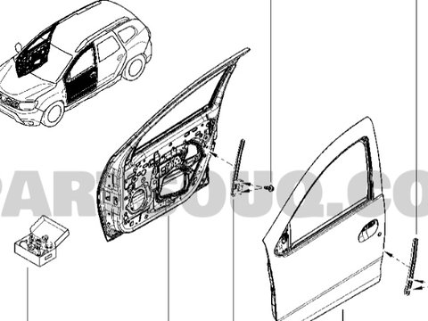 USA FATA Stanga /DR ORIGINALA LA COMANDA 2-5 ZILE HYUNDAI IX 35 AN 2010