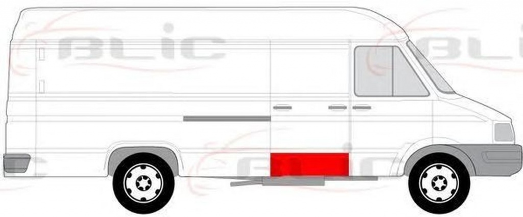 Usa IVECO DAILY II caroserie inchisa combi BLIC 6508012094153P