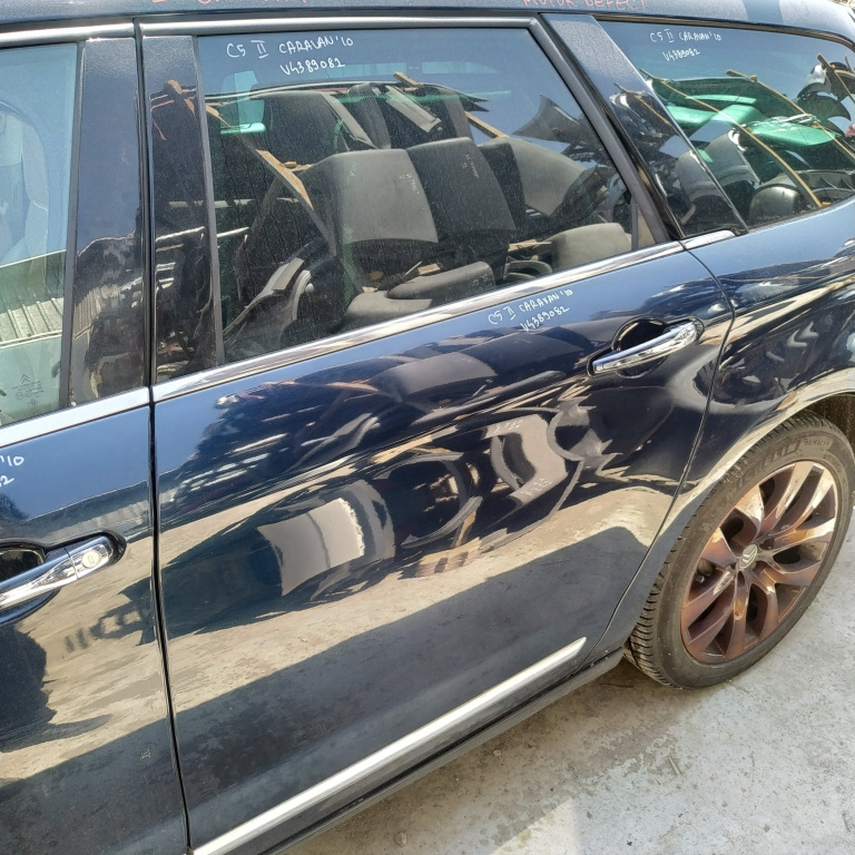 Usa / Portiera Albastru,spate,stanga,break / Caravan / Station Wagon Citroen C5 2 (RD, TD) 2008 - 2017 Motorina
