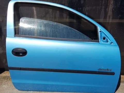 Usa portiera dreapta fata albastru Opel Corsa C 2 usi 2000-2006