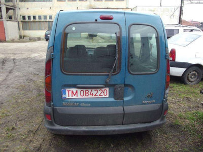 Usa Renault Kangoo albastra usi fata spate stanga 