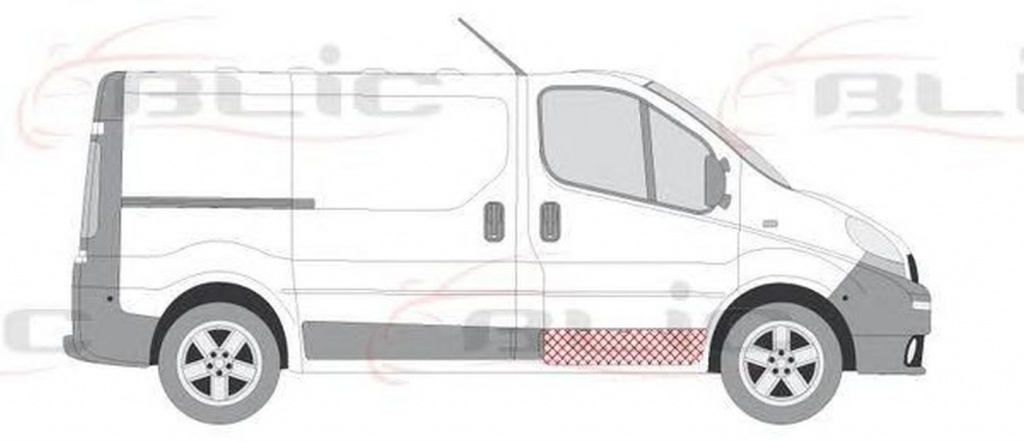Usa RENAULT TRAFIC II bus JL BLIC 6015006061132P