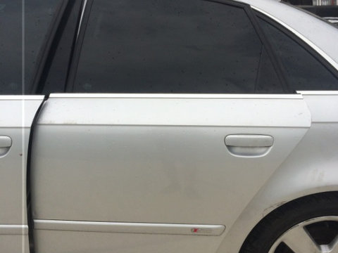 Usa spate stanga cu bandou Audi A4 B7 S-Line argintiu 2004-2008 SEDAN