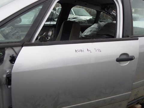 Usa Stanga Fata Argintie Audi A2 DIN 2003