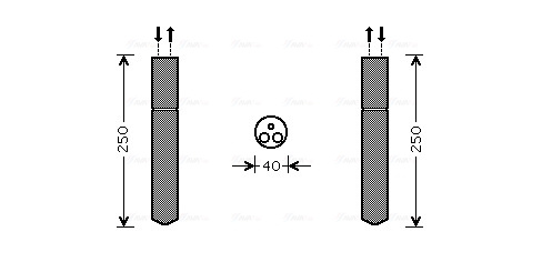 USCATOR AC ~ CHRYSLER 300C Touring (LX, LE) 2004 2005 2006 2007 2008 2009 2010 ~ TOD415 AVA ~ AVA COOLING