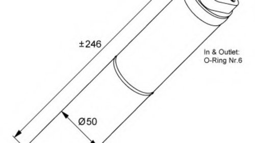 Uscator aer conditionat 33133 NRF pentru