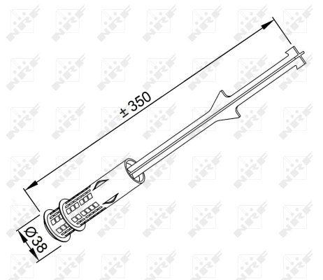 Uscator aer conditionat 33338 NRF pentru CitroEn C