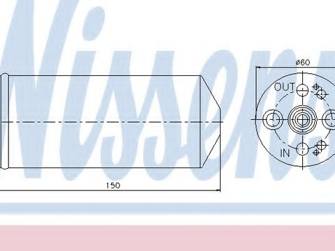 Uscator aer conditionat 95056 NISSENS pentru Nissan March Nissan Micra Nissan Pulsar Nissan Sentra Nissan Sunny Nissan Tsuru Nissan Sabre Nissan Tsubame Nissan Primera Nissan 100 Nissan Nxnxr Nissan Mistral Nissan Terrano Nissan 200 Nissan Silvia Nis