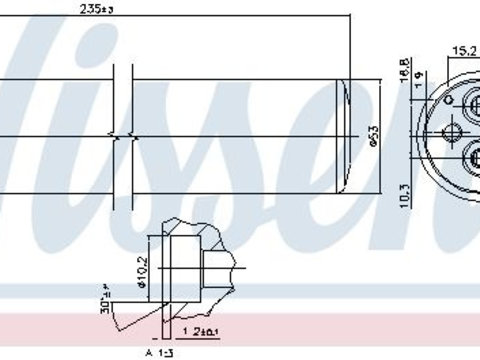 Uscator aer conditionat 95587 NISSENS