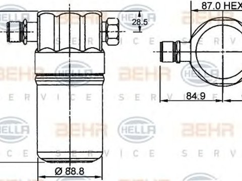 Uscator aer conditionat AUDI A4 (8D2, B5) - Cod intern: W20092607 - LIVRARE DIN STOC in 24 ore!!!