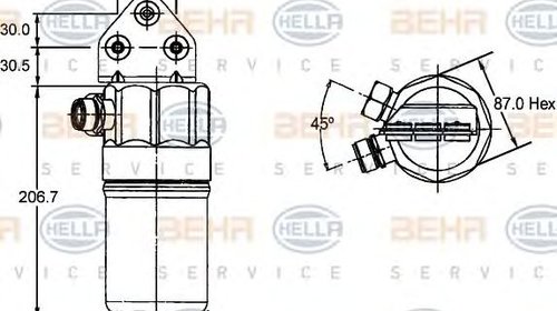 Uscator aer conditionat AUDI A4 (8D2, B5