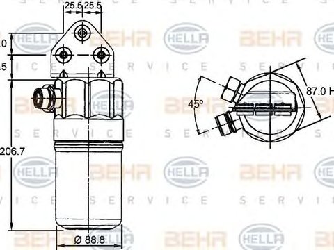 Uscator aer conditionat AUDI A4 Avant (8D5, B5) - Cod intern: W20092623 - LIVRARE DIN STOC in 24 ore!!!