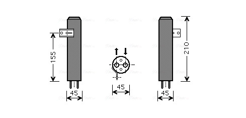 Uscator,aer conditionat AVA QUALITY COOLING HYD157