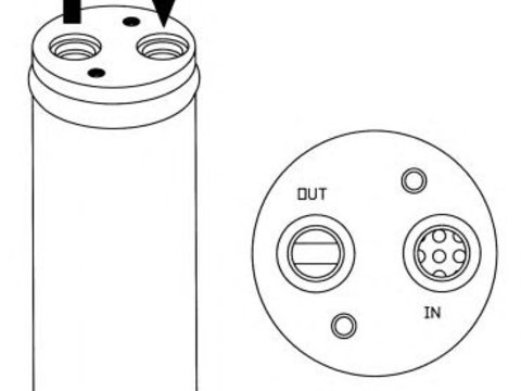 Uscator aer conditionat DAEWOO NUBIRA (KLAJ) - Cod intern: W20092665 - LIVRARE DIN STOC in 24 ore!!!