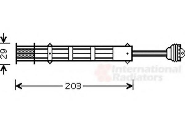 Uscator,aer conditionat FIAT MULTIPLA (186), FIAT PUNTO (188), ALFA ROMEO 147 (937) - VAN WEZEL 1700D282