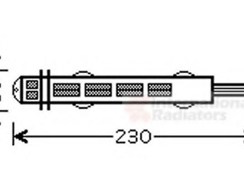 Uscator,aer conditionat FIAT PUNTO (199), OPEL CORSA D, Citroen NEMO caroserie (AA_) - VAN WEZEL 1700D315