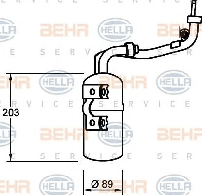 Uscator aer conditionat FORD 04- - Cod intern: W20092692 - LIVRARE DIN STOC in 24 ore!!!