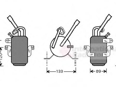 Uscator,aer conditionat FORD FOCUS (DAW, DBW), FORD FOCUS Clipper (DNW), FORD FOCUS limuzina (DFW) - VAN WEZEL 1800D311