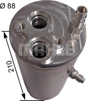 Uscator,aer conditionat FORD TRANSIT (FM_, FN_), Cadru de sprijin, 01.2000 - 05.2006 MAHLE AD 44 000S