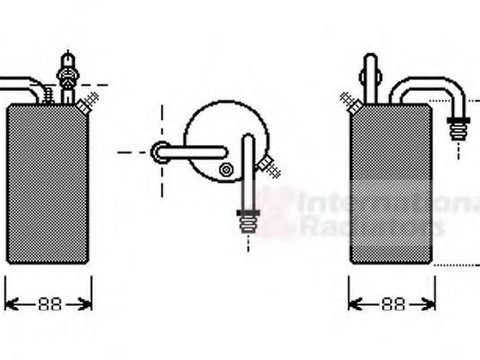 Uscator,aer conditionat HYUNDAI SONATA (Y-2) - VAN WEZEL 8200D147