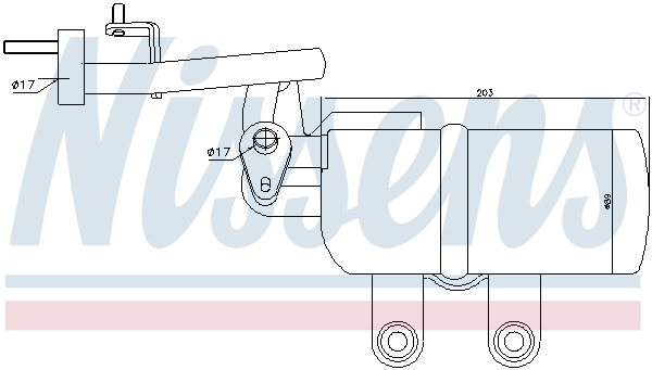 Uscator aer conditionat # Mazda 3 2003 2004 2005 2006 2007 2008 2009 # 95332 # NISSENS