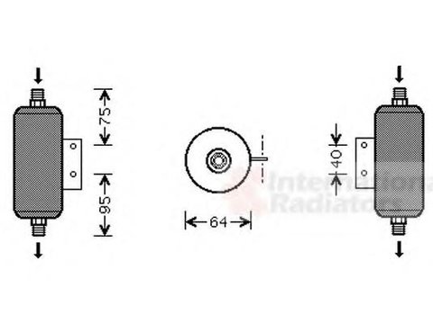 Uscator,aer conditionat MAZDA MX-5 Mk II (NB) - VAN WEZEL 2700D149