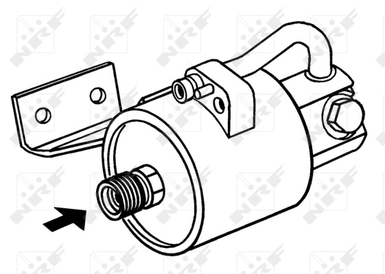 Uscator aer conditionat # Mercedes-benz A-class 1997 1998 1999 2000 2001 2002 2003 2004 # 33127 # NRF
