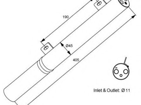 Uscator,aer conditionat MERCEDES-BENZ CLK (C209) (2002 - 2009) NRF 33196