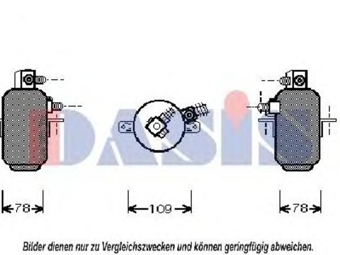 Uscator,aer conditionat MERCEDES-BENZ COUPE (C123), MERCEDES-BENZ KOMBI Break (S123), MERCEDES-BENZ limuzina (W123) - AKS DASIS 800650N