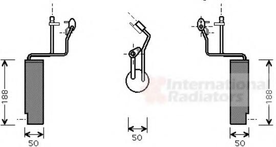 Uscator,aer conditionat NISSAN DUALIS (J10, JJ10) - VAN WEZEL 1300D284