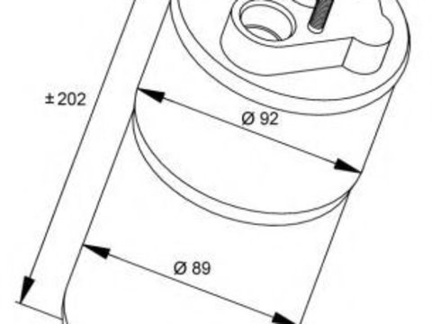 Uscator,aer conditionat NISSAN PRIMASTAR platou / sasiu (2002 - 2006) NRF 33318