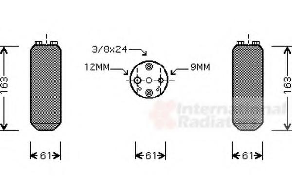 Uscator,aer conditionat NISSAN PRIMERA Break (W10) - VAN WEZEL 1300D058