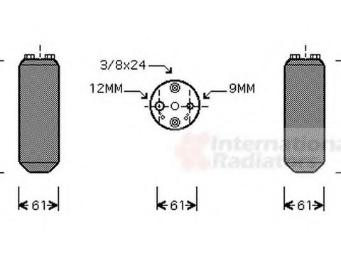 Uscator,aer conditionat NISSAN PRIMERA Break (W10) - VAN WEZEL 1300D058