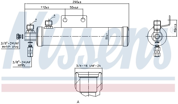 Uscator,aer conditionat NISSENS 95511 pentru MERCE