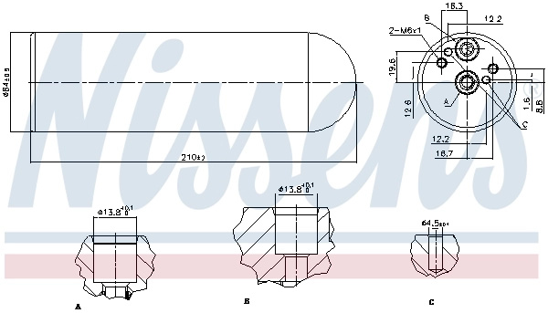 Uscator aer conditionat Nissens MERCEDES