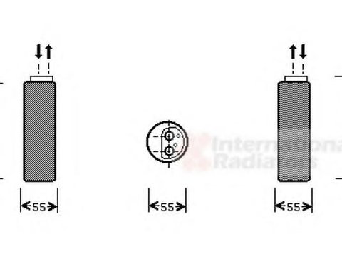 Uscator,aer conditionat OPEL VITA C (F08, F68) - VAN WEZEL 3700D153