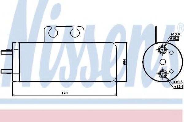 Uscator,aer conditionat PEUGEOT 206+ (T3E) (2009 - 2016) NISSENS 95316 piesa NOUA