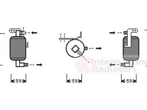 Uscator,aer conditionat PEUGEOT 306 hatchback (7A, 7C, N3, N5), PEUGEOT 306 Cabriolet (7D, N3, N5), PEUGEOT 306 limuzina (7B, N3, N5) - VAN WEZEL 4000