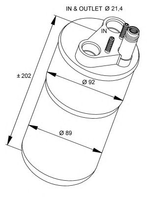 Uscator aer conditionat RENAULT LAGUNA cupe (DT0/1