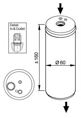 Uscator,aer conditionat SKODA OCTAVIA I Combi (1U5) (1998 - 2010) NRF 33114 piesa NOUA