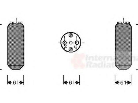 Uscator,aer conditionat VOLVO S40 I limuzina (VS), VOLVO V40 combi (VW) - VAN WEZEL 5900D104