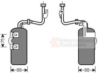 Uscator,aer conditionat VOLVO S40 II limuzina (MS)