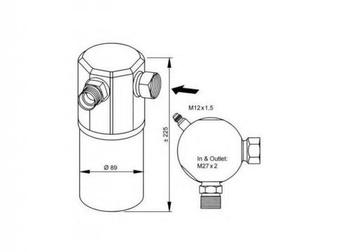 Uscator,aer conditionat Volvo V90 combi 1996-1998 #2 13740143