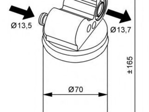 Uscator,aer conditionat VOLVO XC70 II (2007 - 2016) NRF 33313 piesa NOUA