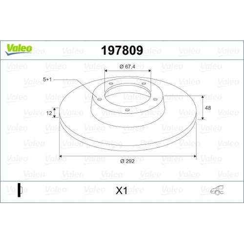 VALEO Disc frana